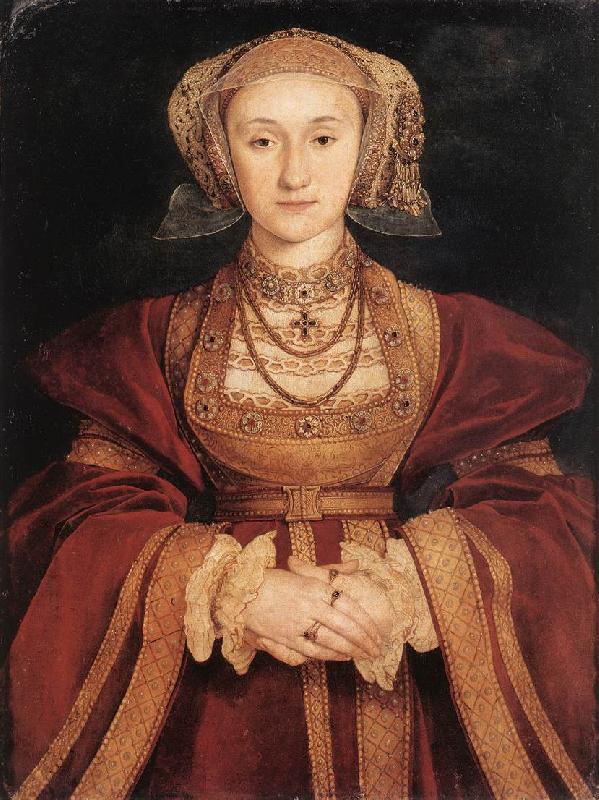 HOLBEIN, Hans the Younger Portrait of Anne of Cleves sf oil painting picture